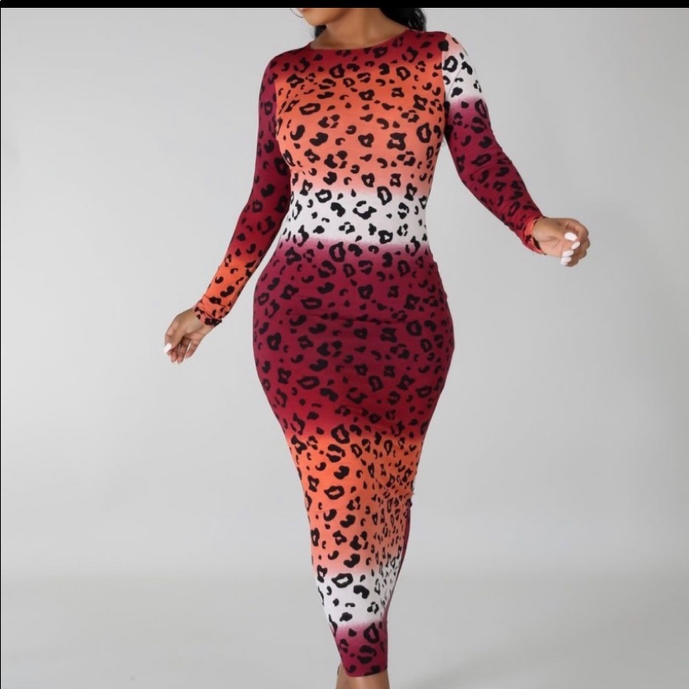 Leopard flavors dress